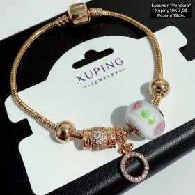 Браслет Xuping18K 0341 (19см.) Замтібка типу «Pandora»